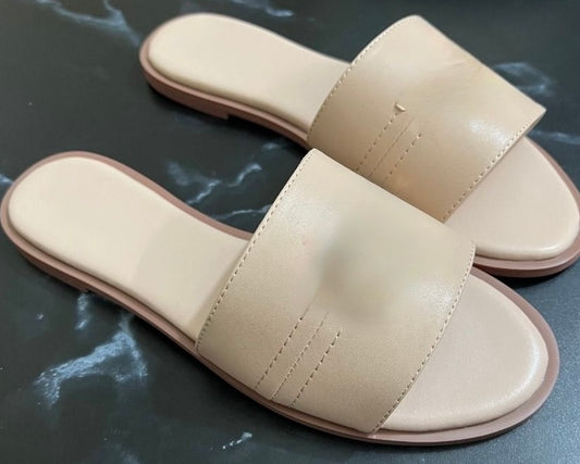 TB beige slides