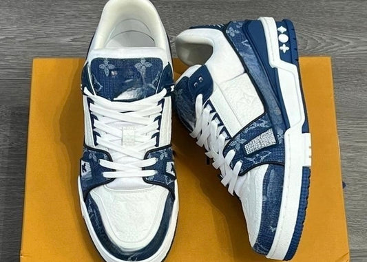 LV sneakers blue