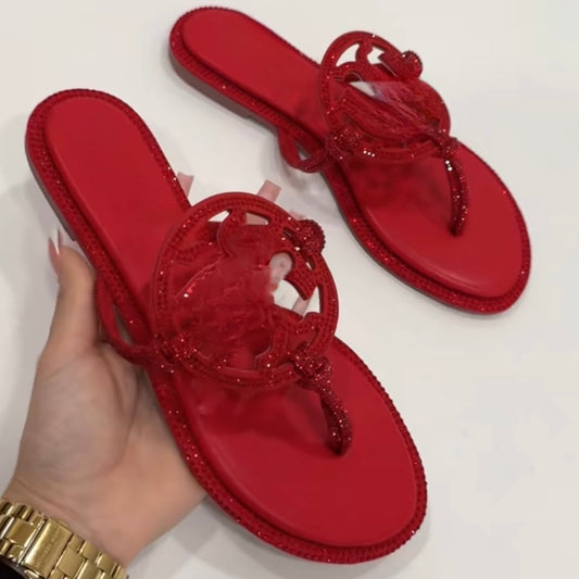 TB Red rhinestone
